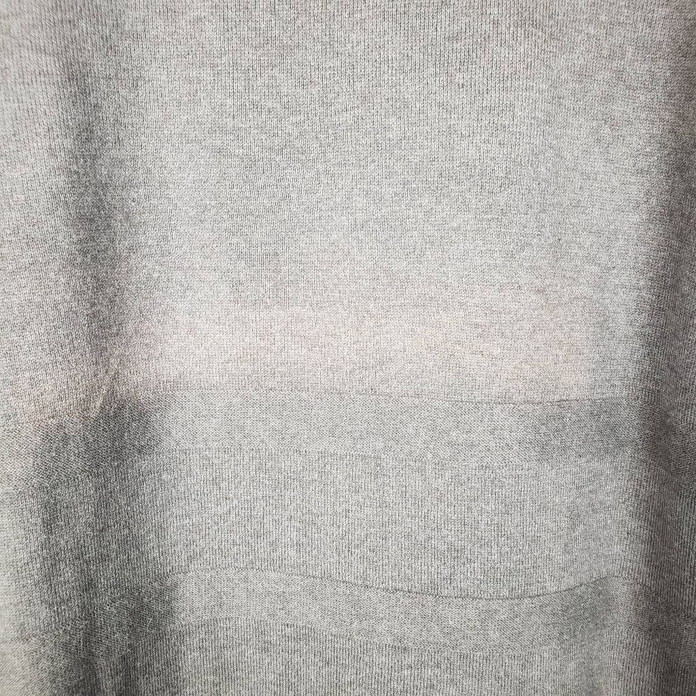 Eddie Bauer Lambswool Chocolate Long Sleeve Striped Pullover Sweater Size: Large - Picture 4 of 7